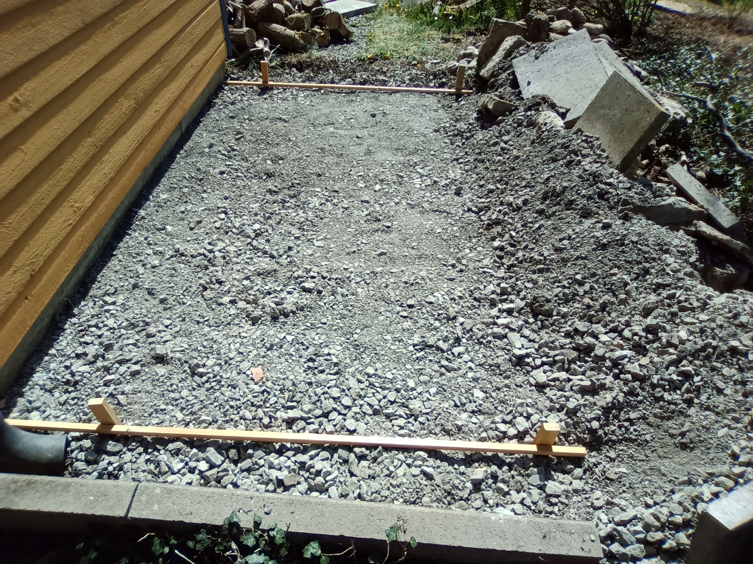 garten-tom kleine terrasse vorbereitung